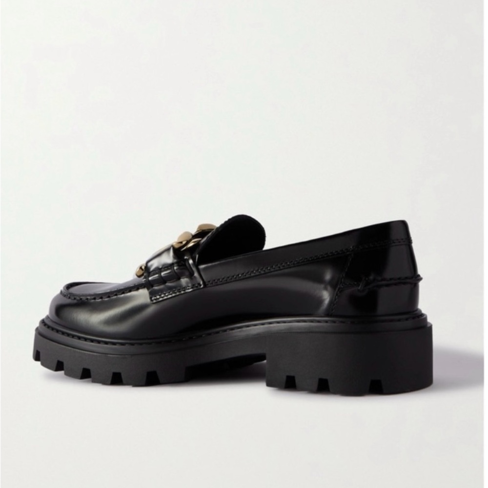 🌟TOD’S GOMMA PESANTE LEATHER LOAFERS🌟 - Picture 3 of 10